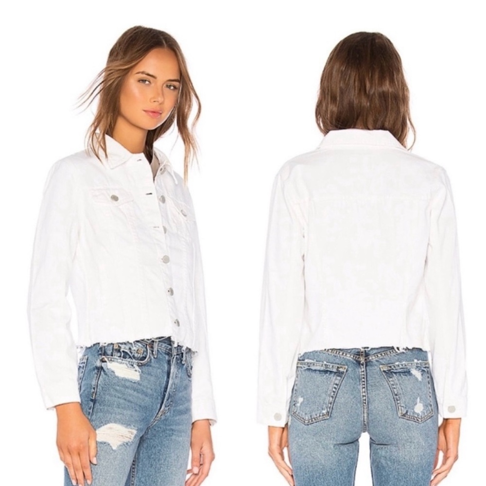 Blank NYC White Denim Jacket